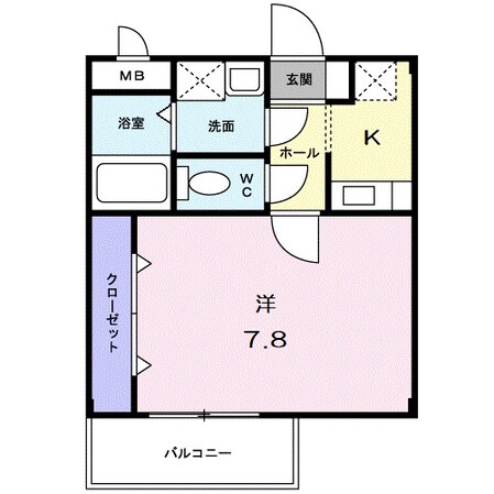 メゾン・プラティークの物件間取画像